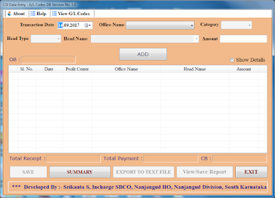 Csi Data Entry Tool Csi Data Entry Tool