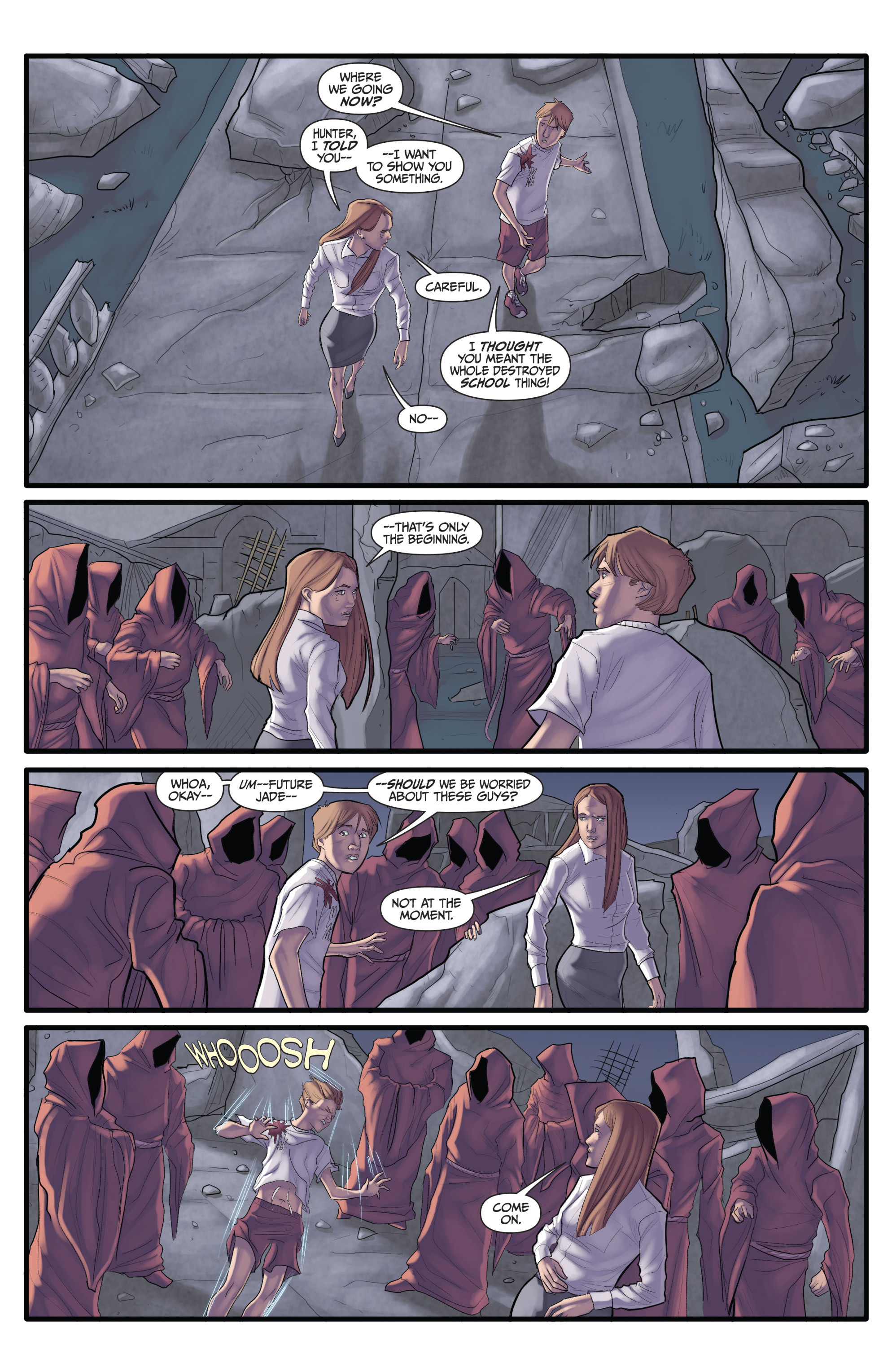 Read online Morning Glories comic -  Issue #28 - 10