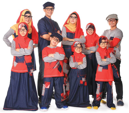 Gambar Baju  Muslim Dannis  Keluarga  Terpopuler 2019