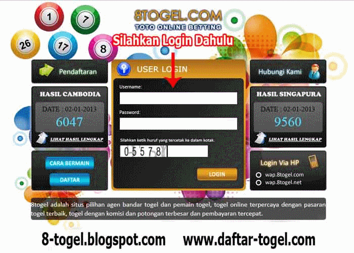 cara pasang paket togel