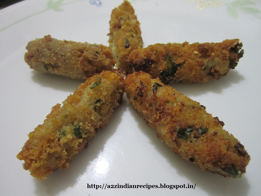 a2zindianrecipes Paneer Cornflakes Starter