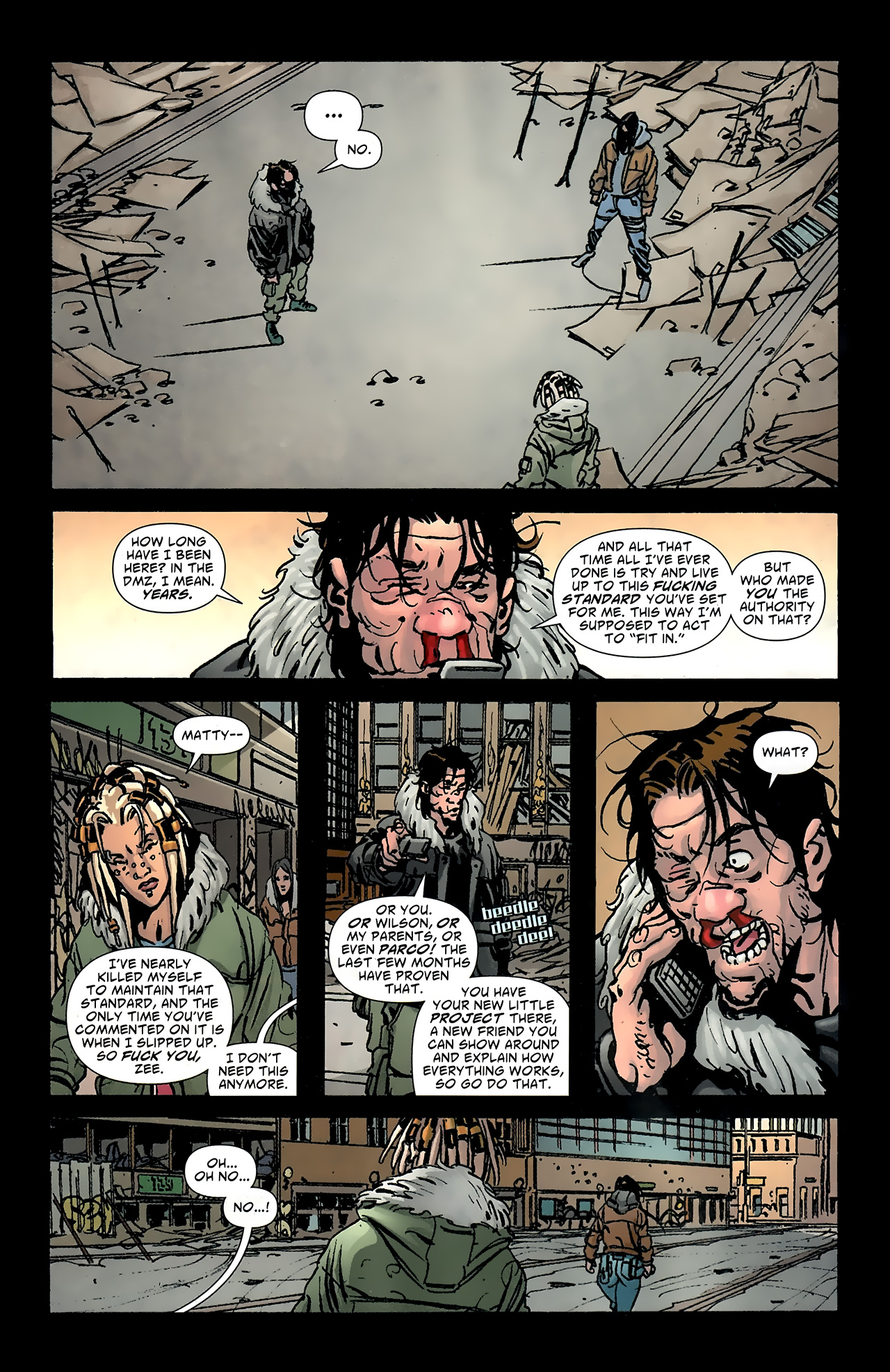 Read online DMZ (2006) comic -  Issue #49 - 6