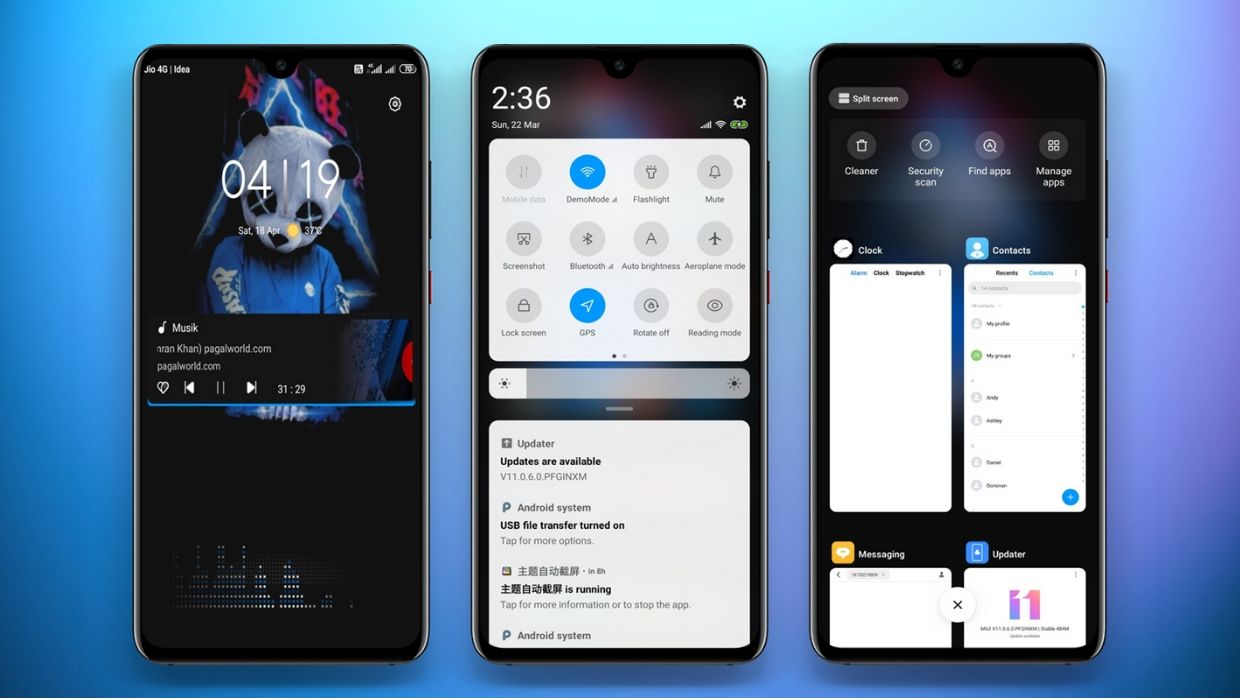 Dark Night v11 MIUI Theme