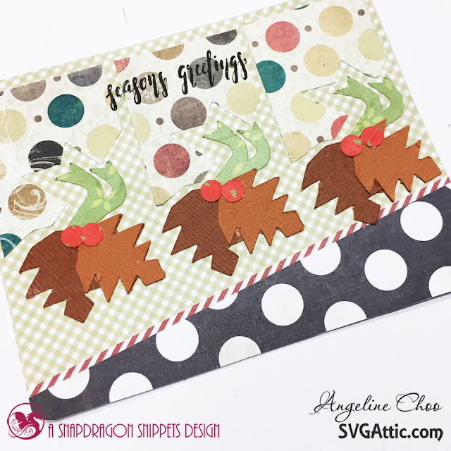 ScrappyScrappy: Christmas Pinecone and Holly cards with SVG Attic #scrappyscrappy #svgattic #unitystamp #stamp #card #cardmaking #papercraft #christmas #holiday
