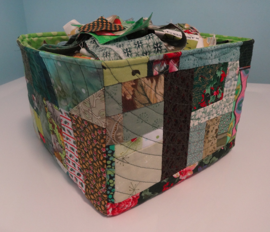 Inch by Inch Quilting Quilted Storage Box