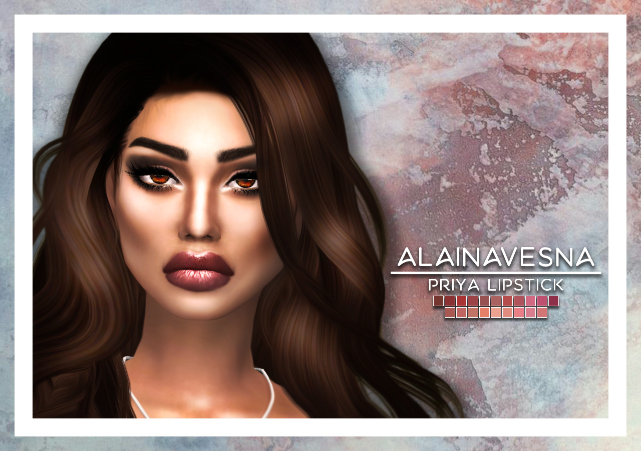 Sims 4 CC's - The Best: Priya Lipstick by AlainaVesna