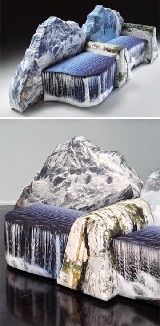 Unique Mountain Sofa Design