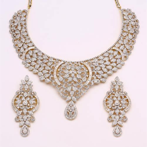 Diamond necklace bridal collections