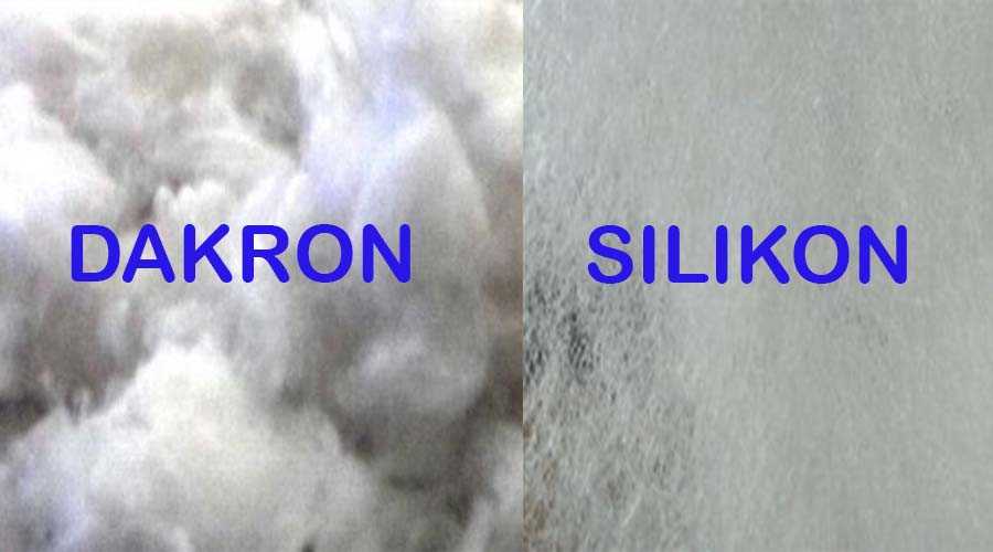 Perbedaan bahan silikon dan dakron