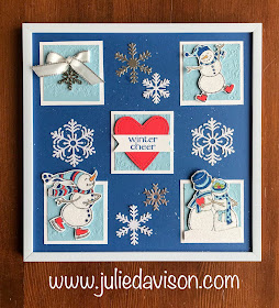 Stampin' Up! Spirited Snowmen Sample Frame ~ 2018 Holiday Catalog ~ www.juliedavison.com