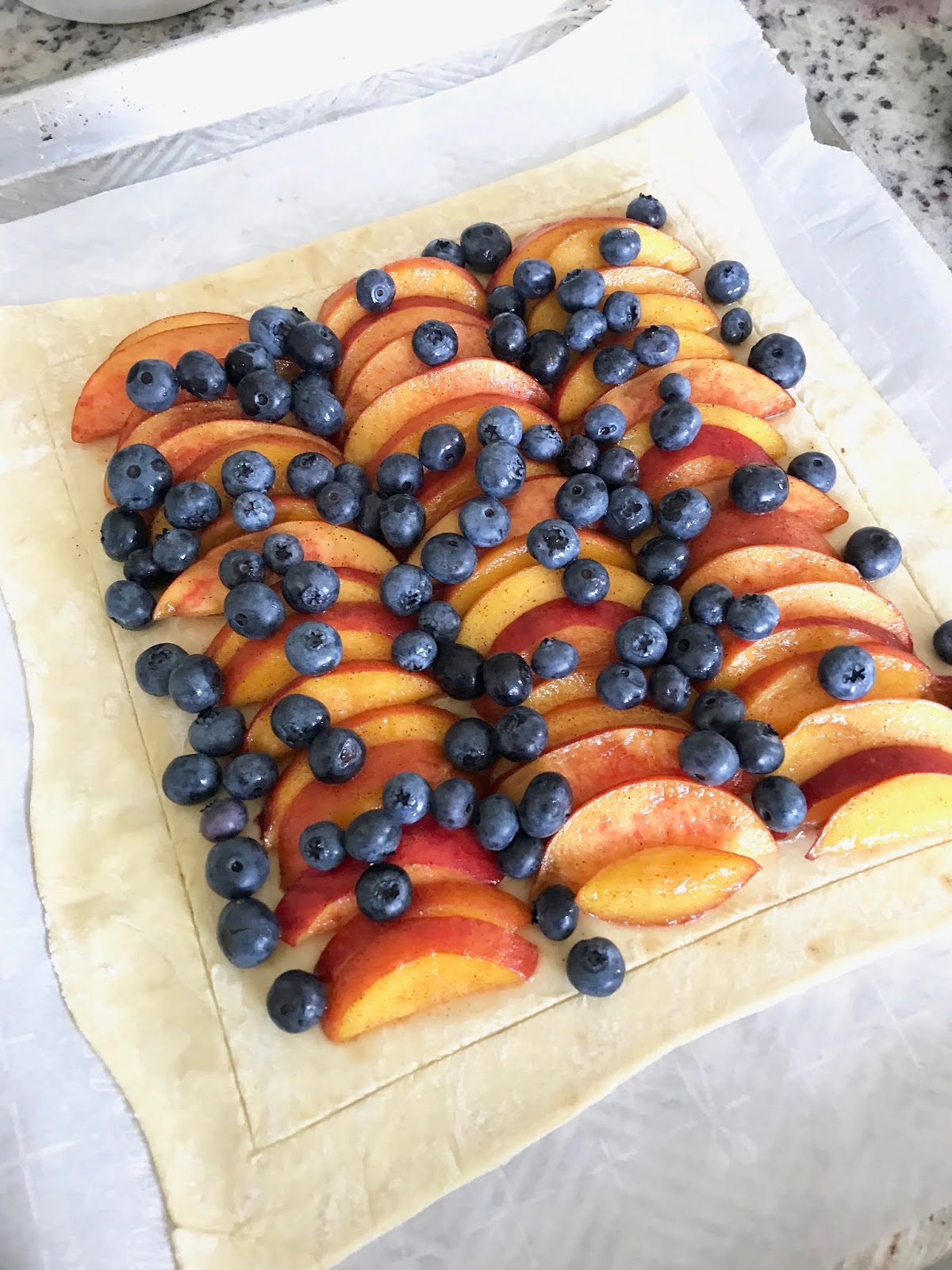 peach blueberry tart peach blueberry tart