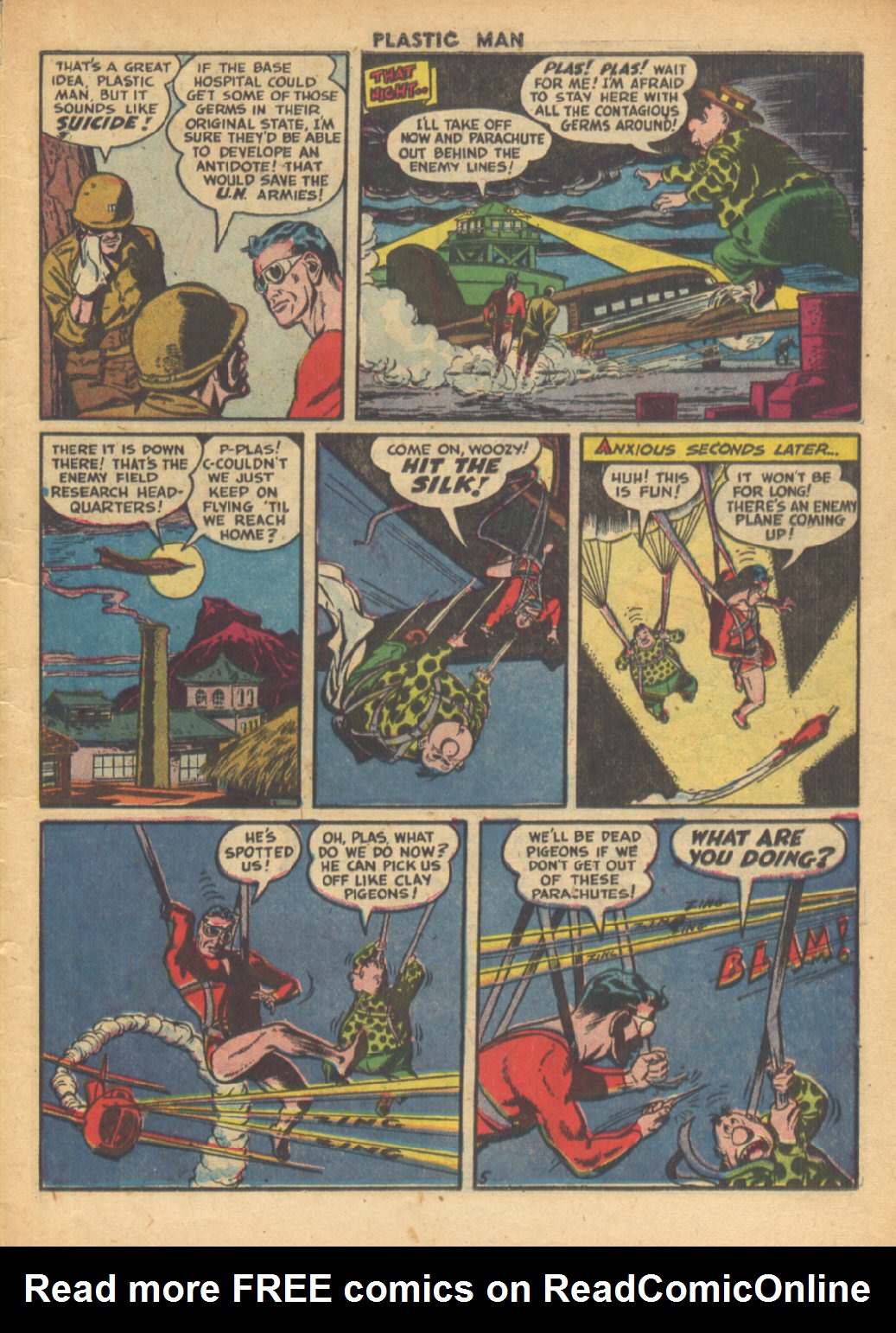 Read online Plastic Man (1943) comic -  Issue #38 - 7