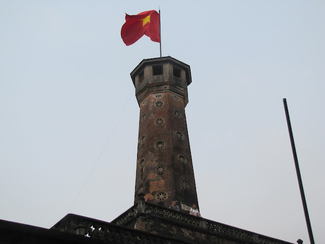 flag tower imperial city hanoi vietnam