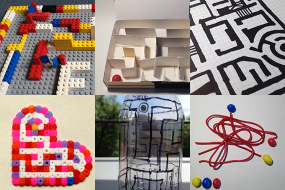 Schaeresteipapier Labyrinthe Und Irrgarten Teil 1 Auf Dem Raster