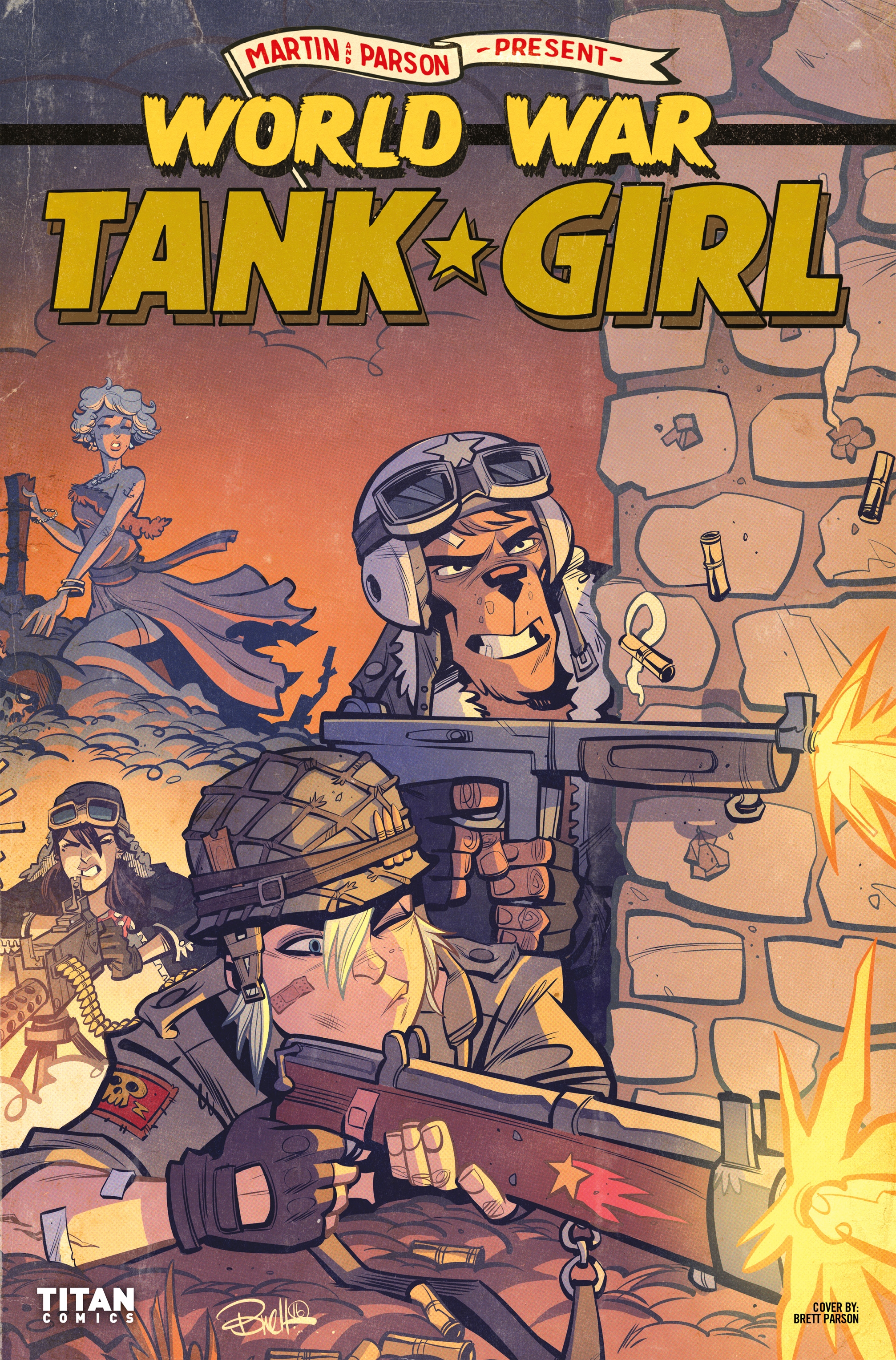 Read online Tank Girl: World War Tank Girl comic -  Issue #3 - 1