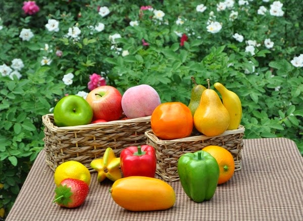 Artificial fruit as decoration