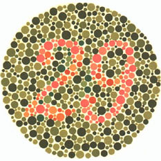Prueba de daltonismo - Carta de Ishihara 4