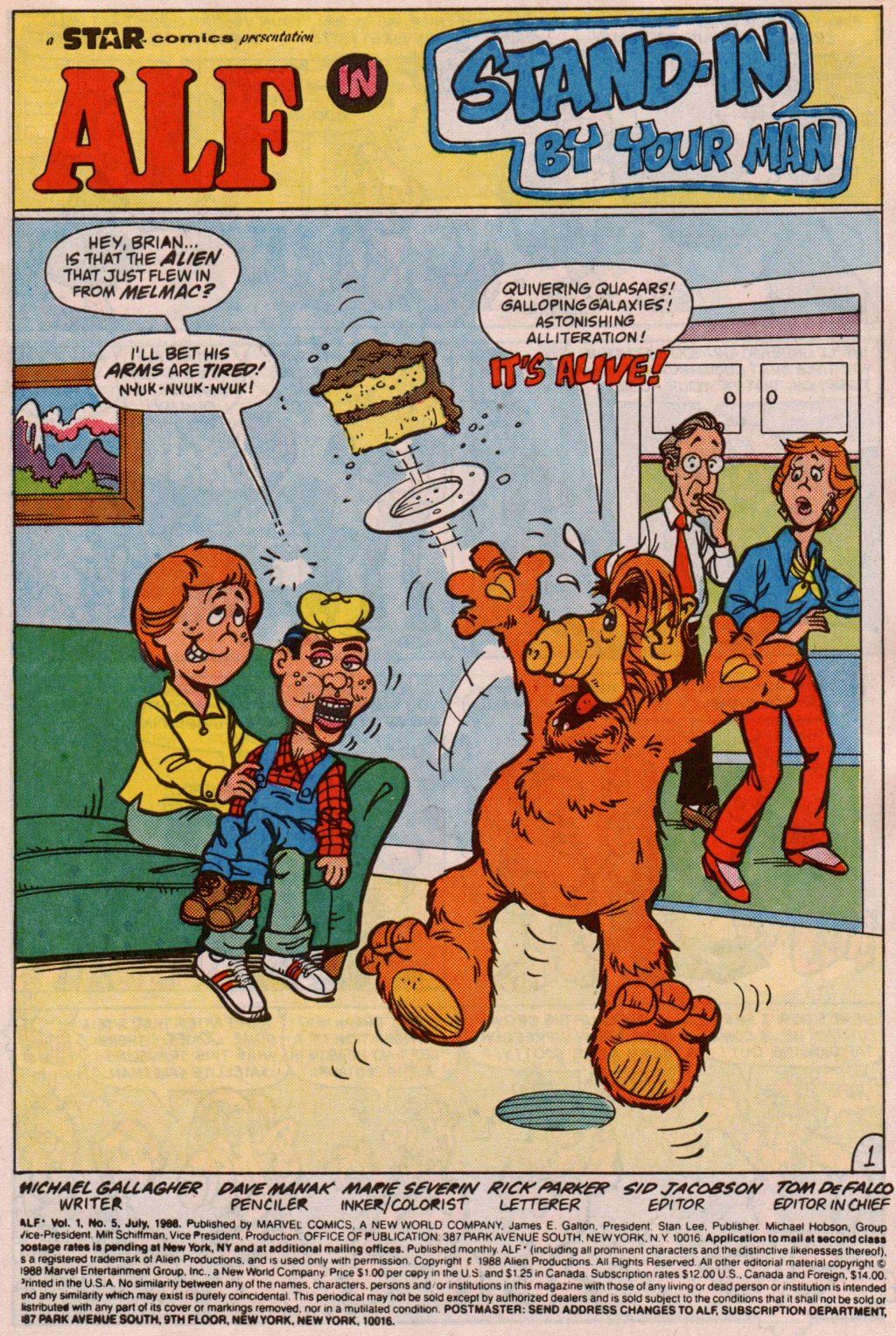 Read online ALF comic -  Issue #5 - 3