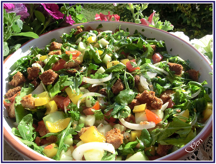 Lecker mit Geri: Toskanischer Brotsalat (Panzanella) - Тосканска хлебна ...