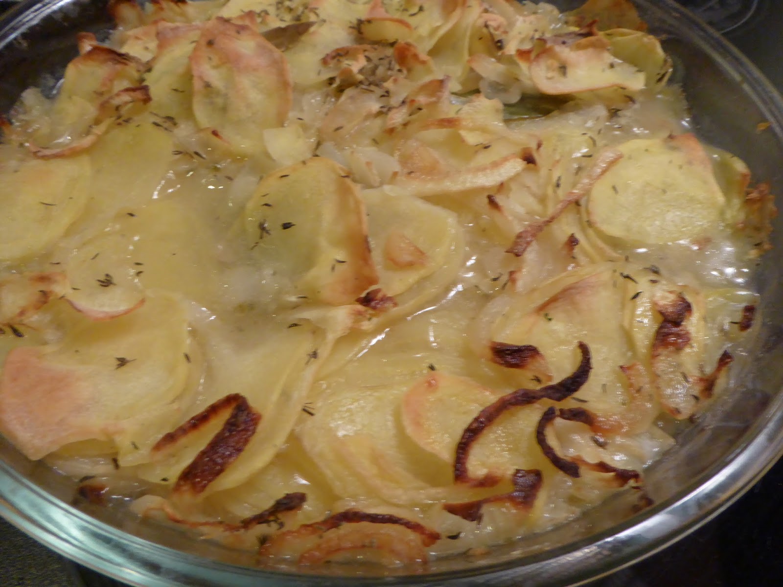 gratin de pomme de terre au bouillon