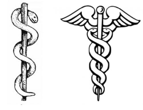 Asal, asal muasal, asal mula, asal-usul, lambang, kedokteran, dunia