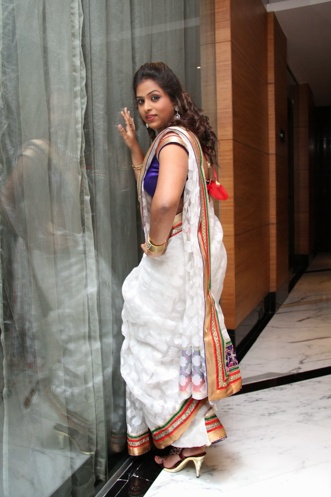 Tamilcinestuff Hemalatha Hot Photos In White Saree At Birthday Partyhot Girls Are One Of The