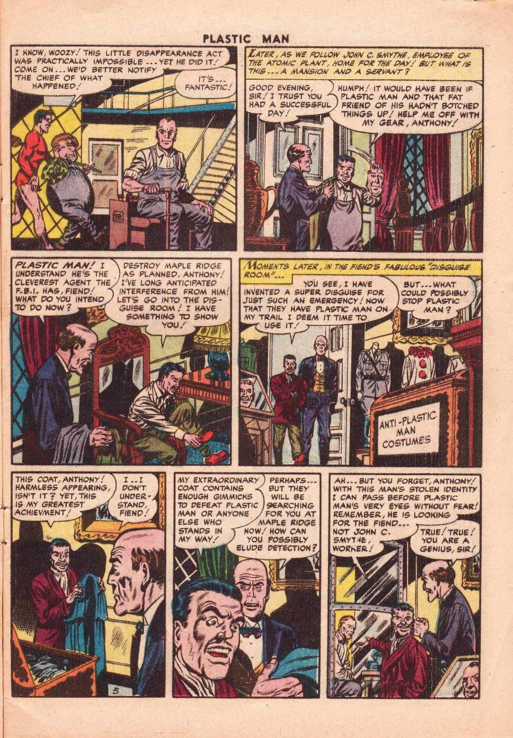 Read online Plastic Man (1943) comic -  Issue #47 - 8