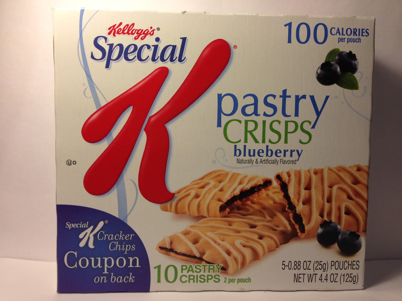 Crazy Food Dude Review Kellogg's Special K Blueberry Pastry Crisps