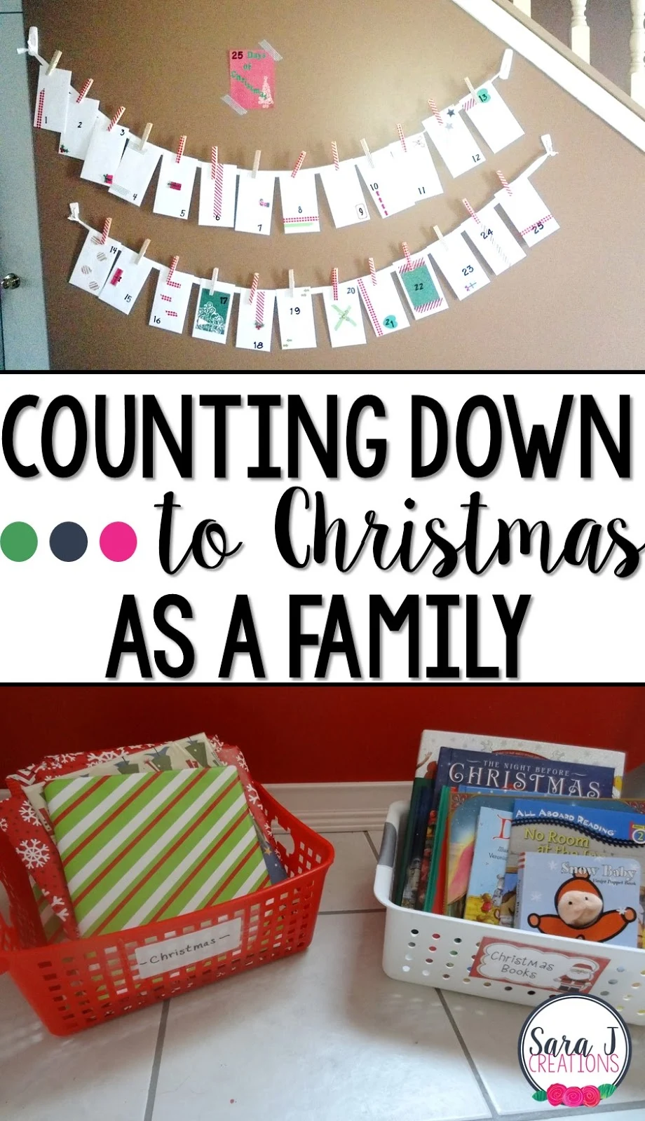 Ideas for counting down to Christmas and start traditions with your family. 