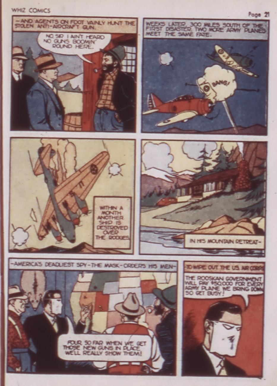 Read online WHIZ Comics comic -  Issue #3-April 1940 - 23