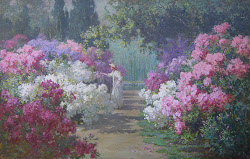 garden painting fuller graves paintings abbott flowers simple landscape floral gardener arts flower american murals tile diary