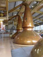 stills and mash tun at glenlivet