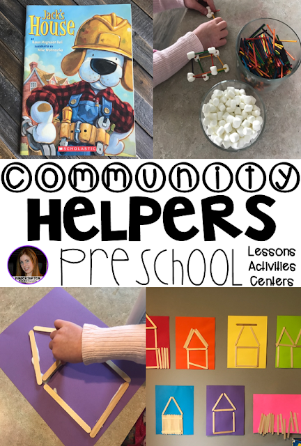 Are you looking for a fun hands-on community helper and fire safety themed unit that revolves around amazing stories and is appropriate for your preschool classroom? Then, you will love Community Themed Helper and Fire Safety Unit for Preschool. Construction Ideas.