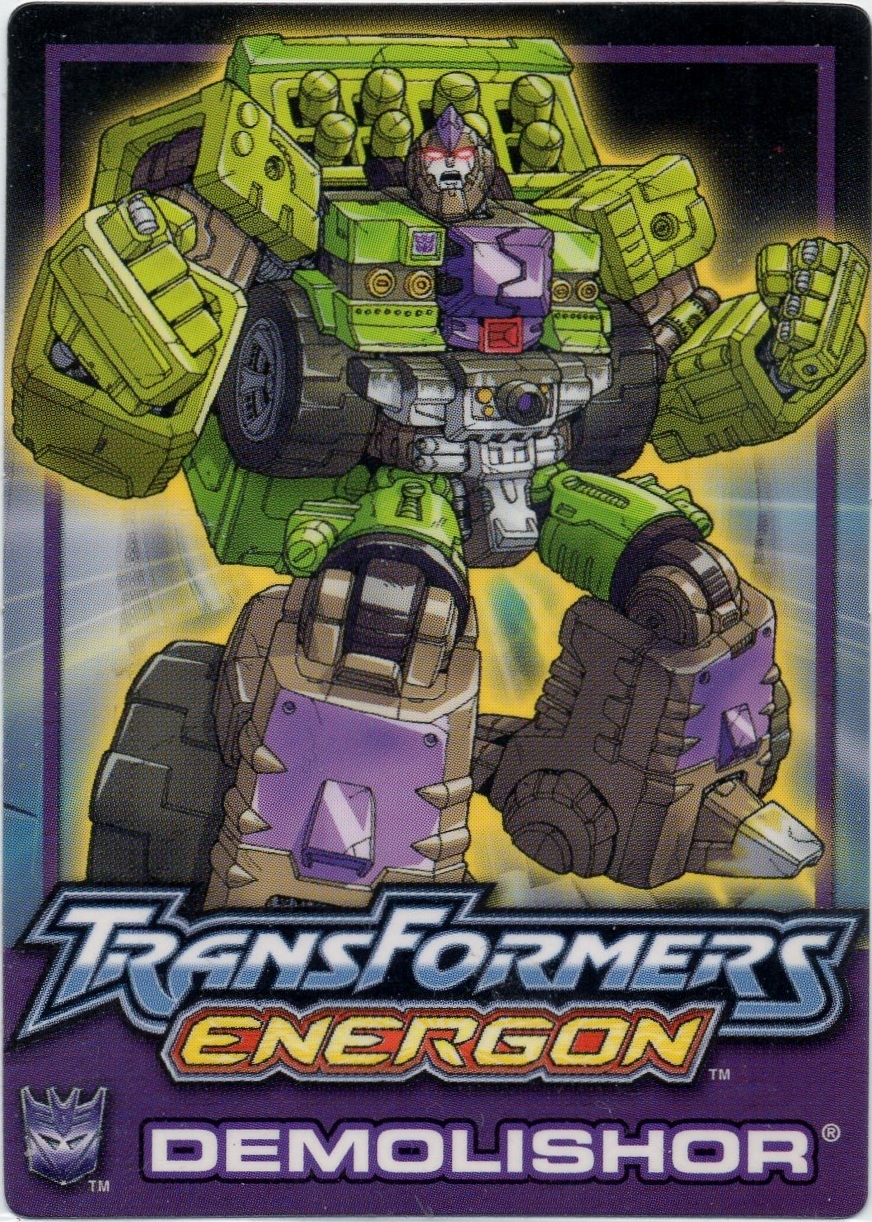 Transformers Bio Card Database Unicron Trilogy, RID Tiny Titans, KT