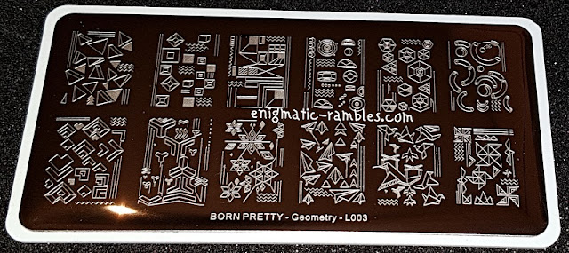 Stamping Plate Born Pretty Store Geometry L003 Stamping-Plate-Born-Pretty-Store-Geometry-L003
