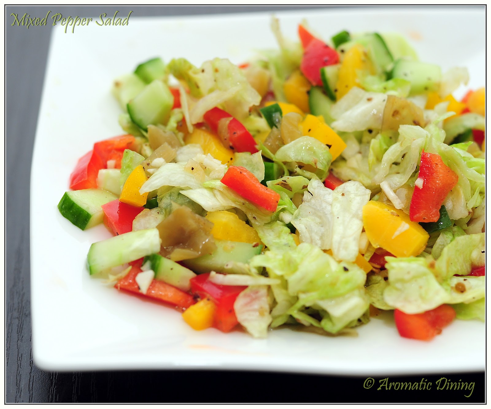 Aromatic Dining Mixed Pepper Salad