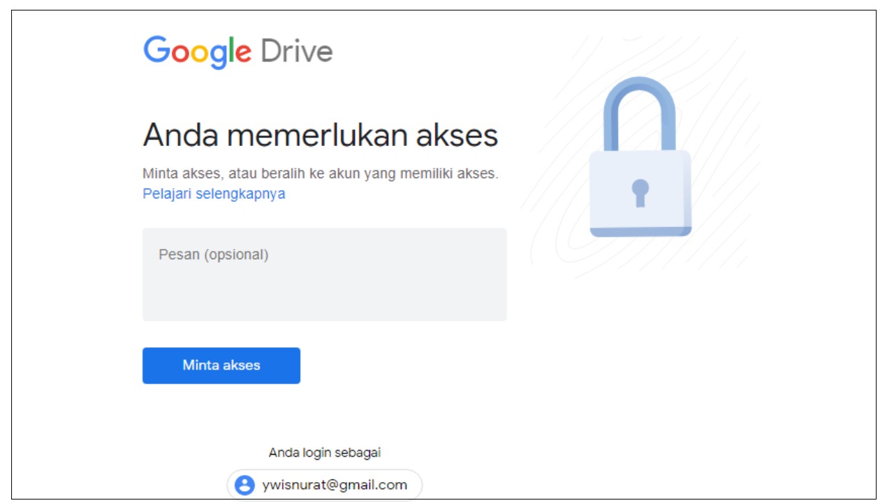 Cara mengumpulkan tugas di google drive