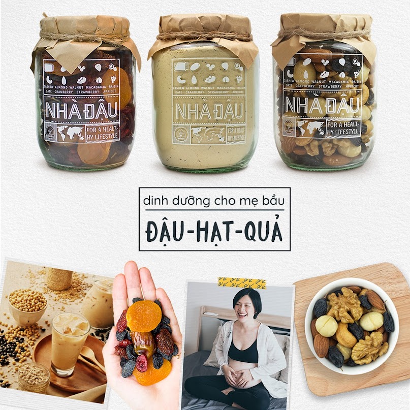 [A36] Mixnuts 5 loại hạt cho Bà Bầu trong tam cá nguyệt thứ 2