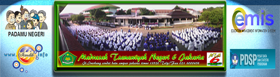 Lirik Lagu Mars Madrasah Dan Himne Madrasah Mts Negeri 6 Jakarta Berikut dibawah ini lirik dan lagu hymne madrasah : lirik lagu mars madrasah dan himne