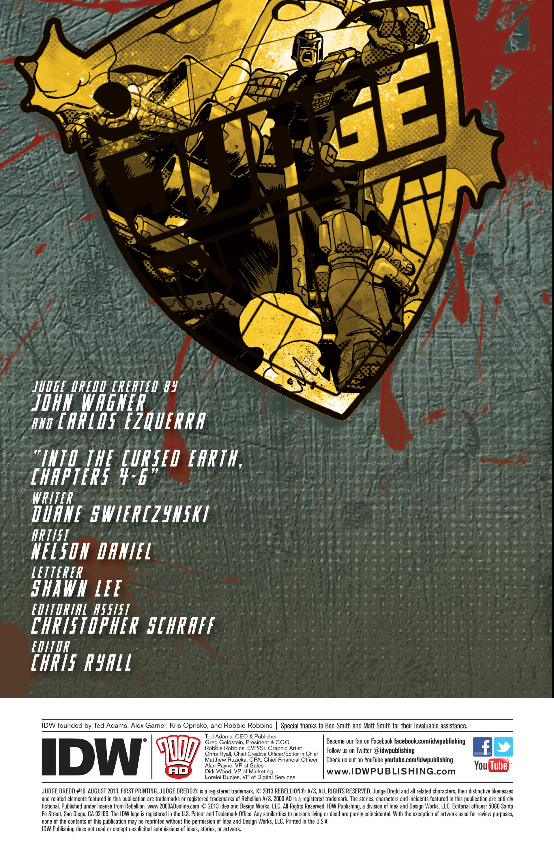 Read online Judge Dredd (2012) comic -  Issue #10 - 2