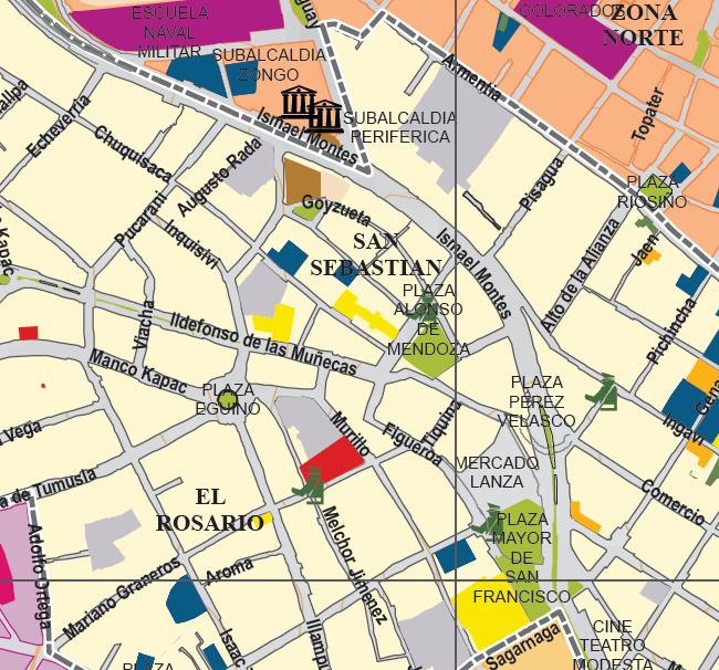 Mapas y planos de la ciudad de La Paz