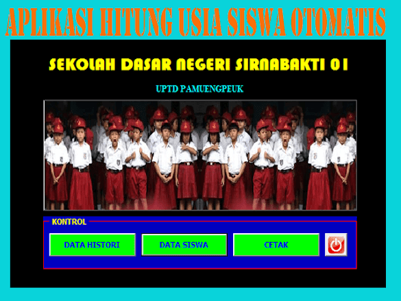 Aplikasi Hitung Usia Siswa Dengan Rentang Kelahiran Otomatis Format
Excel