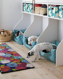 Pet bed organizer:: OrganizingMadeFun.com