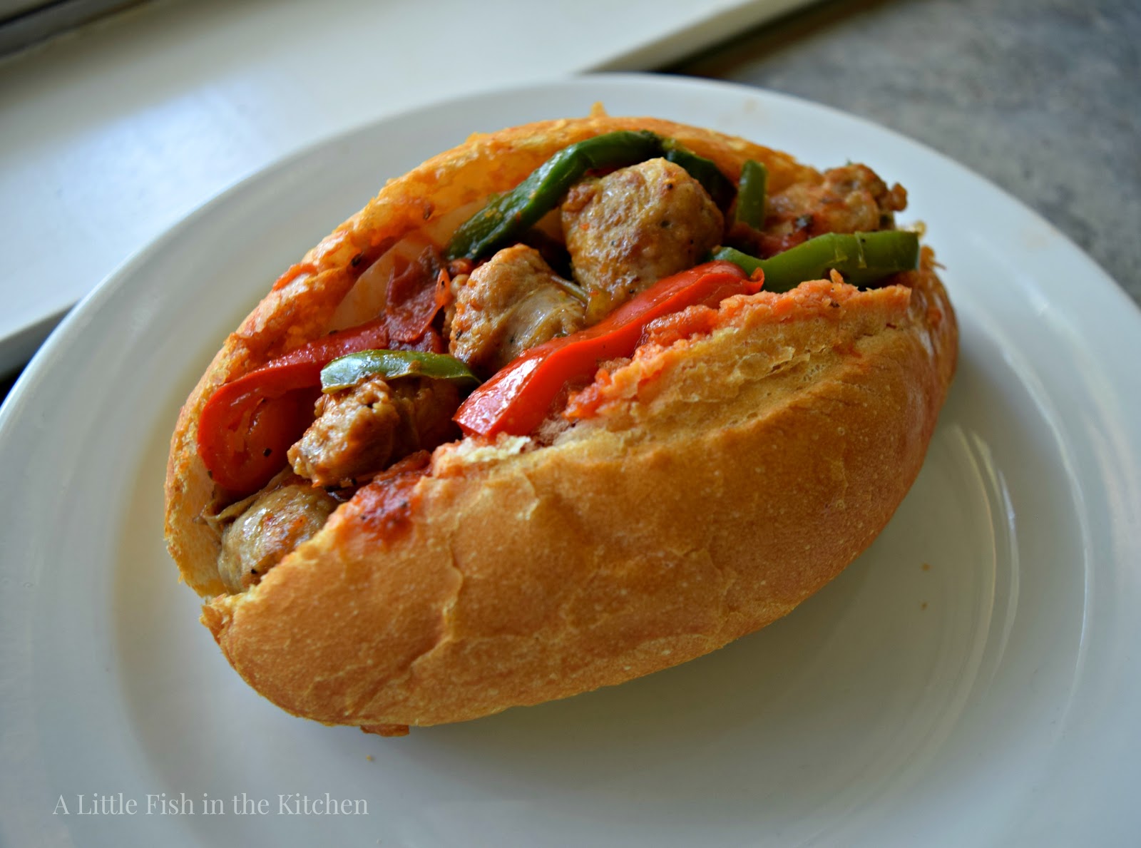 Easy Sausage and Pepper Hoagies SundaySupper A Little Fish in the