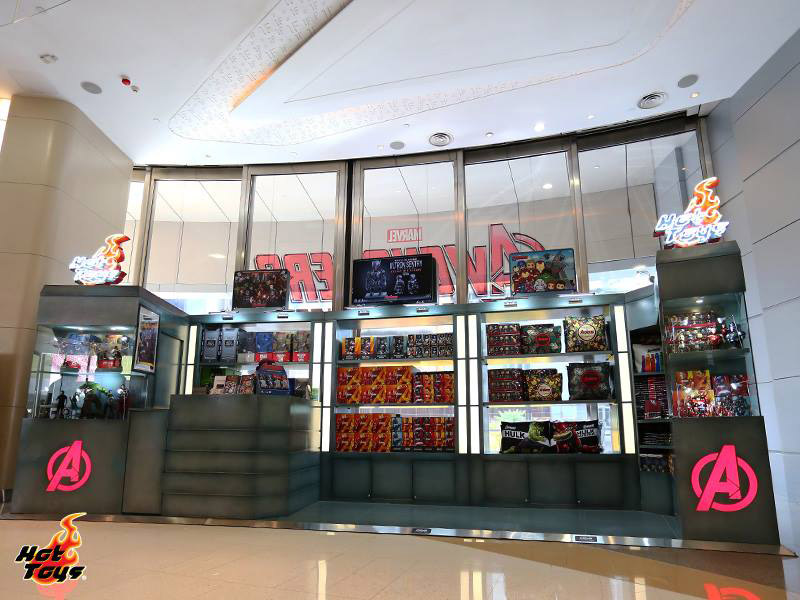 hot toys pop up store