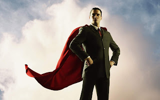 super negocio super businessman
