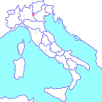 Lago di Garda en Italia.