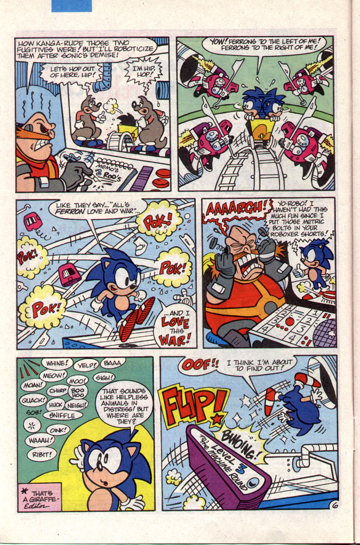 Read online Sonic The Hedgehog comic -  Issue #6 - 7