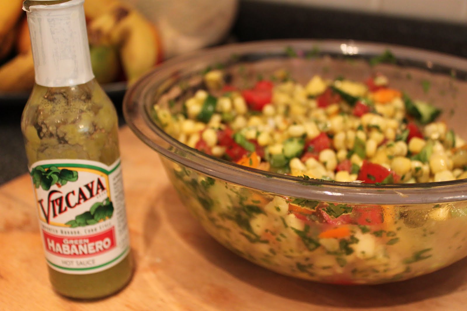 Coles Cafe Corn Pineapple Bruschetta/Salsa