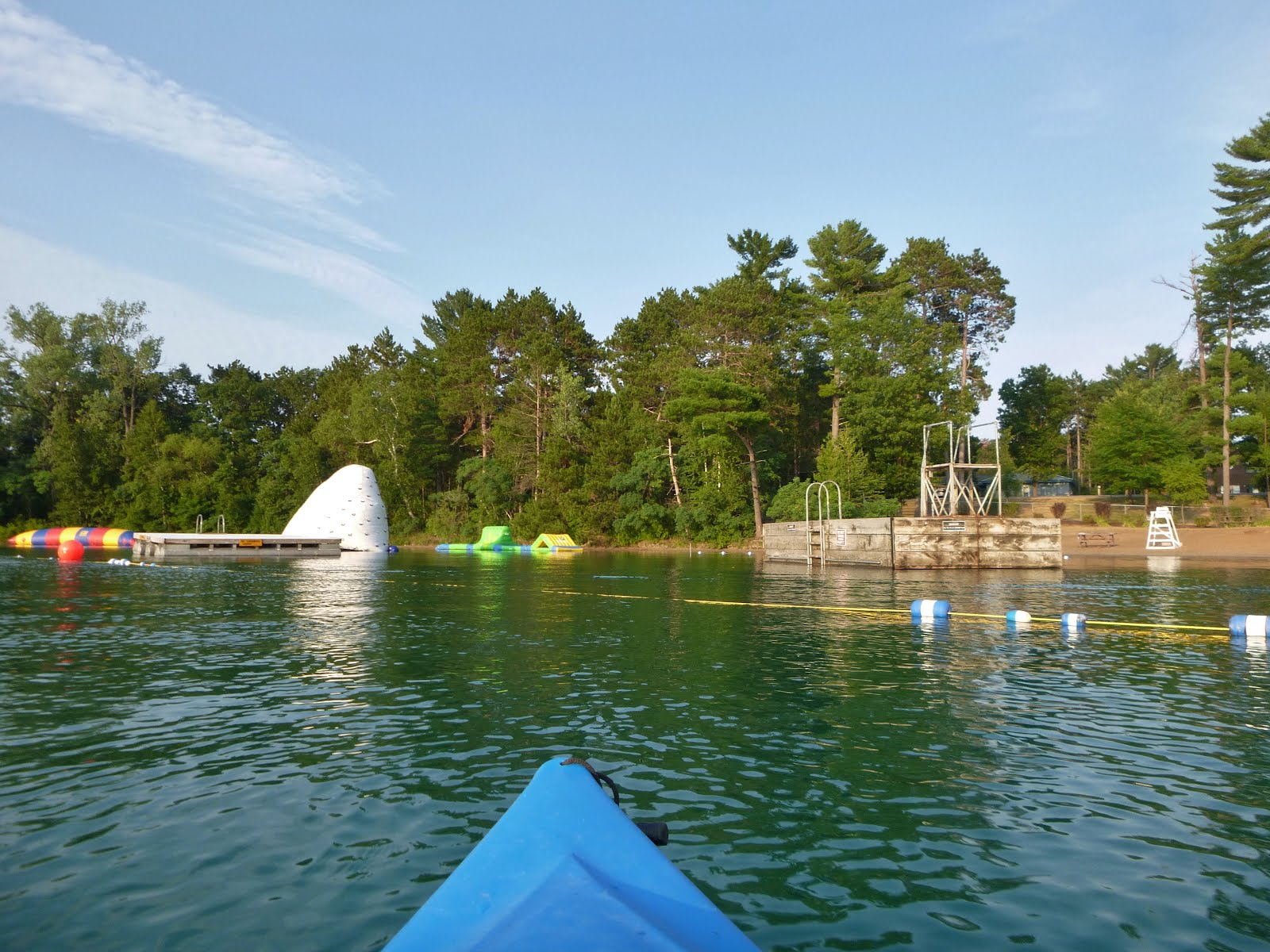 Kayaking Waupaca Area Waters Kayak Trip 42 Sunset on Spencer Lake 7